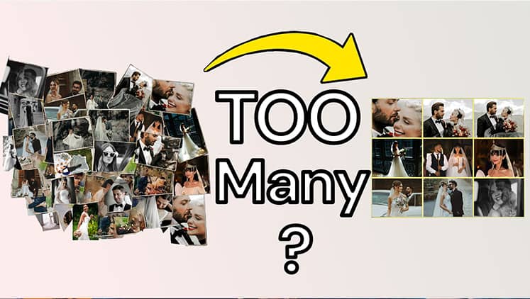 Wedding photography scene